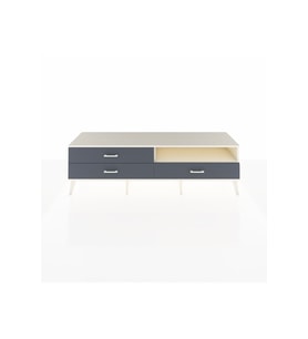 Hyperion TV Ünitesi Tek Raflı 3 Çekmeceli  176x44x51 Aytaşı-Aytaşı/Antrasit
