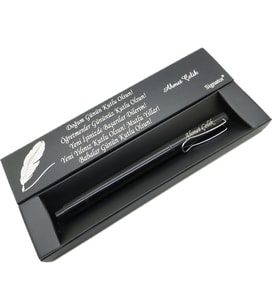 Signator® C588 Siyah Roller Kalem  İsme Özel Kalem  Hediyelik Kalem (Karışık)
