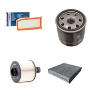 Bosch Filtre Bakım Seti Dacia Lodgy 1.5 Dci 109 Beygir K9K666 Motor Hava + Yağ F + Yakıt F. + Polen Bosch