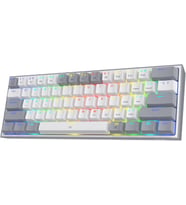 Redragon K617-Rgb 16,8 Milyon Rgb Aydınlatma, Red Switch Fizz%60 Q Türkçe Kablolu Mekanik Oyuncu Kla (Çok Renkli)