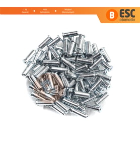 ECR035 Cam Kriko Kablo Halat Uç Pimi Tutma Perçini 6.5x15/1.7 mm 100 Adet
