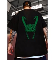 Unisex Floki Baskılı T-shirt (Siyah)