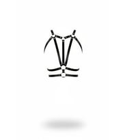 Siyah Kadın Kemer Deri Çoklu Şeritli Vücut Aksesuarı - APFT114 (Haki)