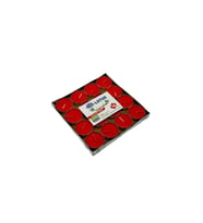 Tealight mum 32'li kırmızı renk yuvarlak mum