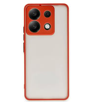 Newface Xiaomi Redmi Note 13 Pro 5G Kılıf Montreal Silikon Kapak - Kırmızı