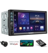 Harward HR-G756 7 İnç Double Teyp 4*60W/BT/USB/SD/AUX/Mirror Link/Dokunmatik Ekran/Kumanda