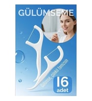 Mey İthalat® Transformacion Kürdanlı Diş Ipi 16’lı Paket, Pratik ve Hijyenik Ağız Bakım Aracı 716076