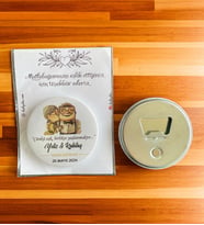 10 Adet Söz, Nişan, Nikah, Düğün Hediyesi Buton Açacak Magnet Kart ve Ambalajlı Tek Tek (btnmg3)
