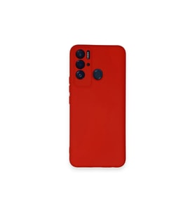 Tecno Pova Neo Kılıf Nano içi Kadife Silikon - Kırmızı