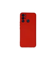 Tecno Pova Neo Kılıf Nano içi Kadife Silikon - Kırmızı
