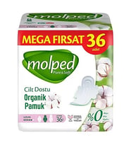 Molped Pure & Soft Mega Paket Uzun Hijyenik Ped 36'lı - Standart