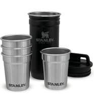 Stanley Adventure Çelik Shot Bardak Seti, Siyah, 4 X 59 Ml (Standart)