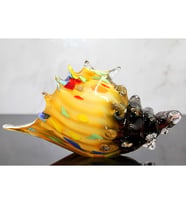 Murano Cam Renkli Deniz Kabuğu 13x23 cm