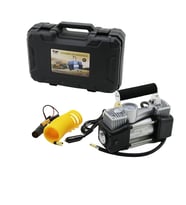 ÇİFT SİLİNDİR OTO - ARAÇ HAVA KOMPRESÖRÜ DC/12V - 23Amp - 150PSI FENERLİ BAR GÖSTERGELİ (5343)