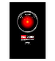 Hal 9000 - Kubrick Tablo Ahşap Poster Dekoratif