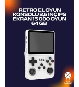 Retro Oyun Cihazı – Çift Microsd Desteği, Çoklu Platform Uyumu, 3200 Mah Batarya