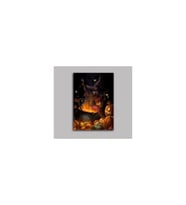 DBSanatevi Cadılar Bayramı Bal Kabağı Iksiri Tablo 60 X 60 Cm
