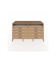 Kronos Konsol 2 Raflı 8 Çekmeceli  176x59x99 Çam-Aytaşı/Çam