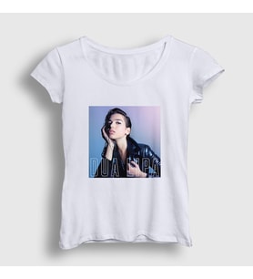 Presmono Kadın Beyaz Poster V3 Dua Lipa T-Shirt 326319tt
