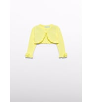 Mayoral Abel Lula Kız Bebek Olive Bolero Sarı