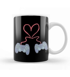 Video Games Controller Lovers Kupa Bardak Porselen