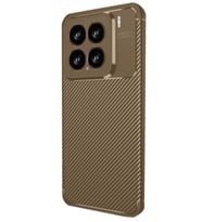 Mi 15 Kılıf Auto Focus Karbon Kapak - Kahverengi