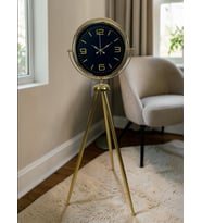 River World Ayaklı Saat Tripod Elegance Gold