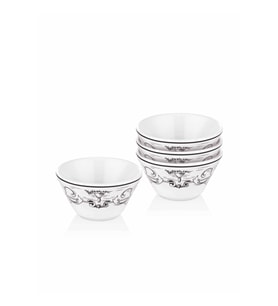 Şık 4 Parça Kase Seti, 10 cm, Modern ve Kullanışlı Tasarım