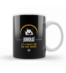 Junkrat Perfect Day For Mayhem Overwatch Kupa Bardak Porselen