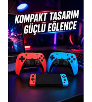Kablosuz Retro Oyun Konsolu HDMI TV Bağlantılı Çift Gamepad Seti
