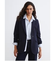 LCW Vision Lacivert Krep Kadın Blazer Ceket