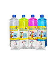 Akbel şaka hamuru slime 4 renk 4x1 kg + boraks