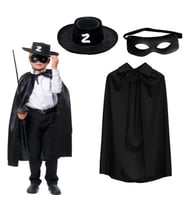 Mey İthalat® Pelerini Şapkası ve Maske Seti Çocuk Boy
