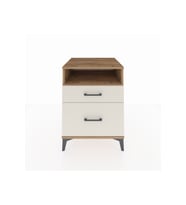 Kronos Komodin Tek Raflı 2 Çekmeceli 60x59x80 Çam-Aytaşı