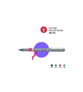Uni-Ball Roller Kalem Eye Fine Bilye Uç 0.7 MM Siyah UB-157