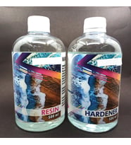 EPOKSİ REÇİNE ULTRA ŞEFFAF ART RESİN SANATSAL EPOKSİ 1 LT SET (Beyaz)