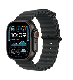 Apple Watch Ultra 49mm Uyumlu Kordon Ocean Silikon Yumuşak Esnek Metal Tokalı Zore KRD-75 Kayış (Mat Siyah)