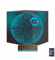 Luvivia Death Star Ölüm Yıldızı 3D Lamba - Masa Gece Lambası