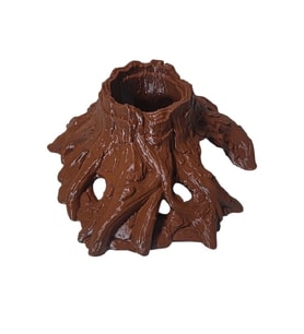 3D Akvaryum Dekoru Geniş Ağaç Kökü Kütük Mağarası KP3D103105 Batan Süs 22x24x10.5 cm