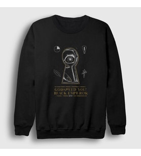Presmono Unisex Siyah Poster Godspeed You Black Emperor Sweatshirt 466578tt