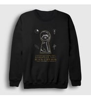 Presmono Unisex Siyah Poster Godspeed You Black Emperor Sweatshirt 466578tt