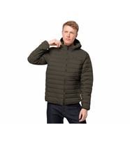 Jack Wolfskin Glowing Mountain Jacket M Erkek Outdoor Montu 1206341-4144 Yeşil
