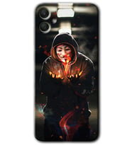 Galaxy A05 Kılıf HD Desen Baskılı Kılıf - V for Fire
