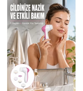 Northcity 5 Başlıklı Cilt Temizleme Cihazı - Yeni Nesil Yumuşak Kırşıklık Karşıtı Siyah Nokta Temizleyici ve Cilt Masaj Aleti