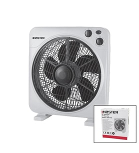 12 İNÇ KUTU FAN VANTİLATÖR 3 KADEME HIZ 5 PLASTİK KANAT 40W 60DK.ZAMAN AYARLI MTR-F620 (504
