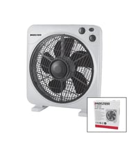 12 İNÇ KUTU FAN VANTİLATÖR 3 KADEME HIZ 5 PLASTİK KANAT 40W 60DK.ZAMAN AYARLI MTR-F620 (504