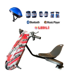 Citymate Drift Car Elektrikli Kaykay Bluetooth Dirift Kar Hoverboard Scooter + Koruma Ekipmanı D17