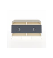 Kronos Konsol 6 Raflı 4 Kapaklı 176x59x99 Aytaşı-Antrasit/Aytaşı