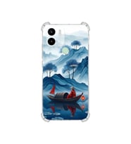 PrintiFy Xiaomi Redmi A2plus ile Uyumlu Simya Serisi Sonsuz Akış Tasarımlı Uv Baskılı Köşe Korumalı Antişok Kılıf
