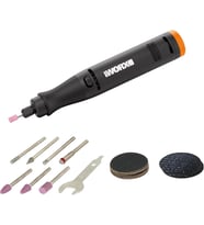 Worx Wx739.9 Makerx 20Volt Kömürsüz Profesyonel Gravür Makinesi + 19 Aksesuar (Akü Dahil Değildir)